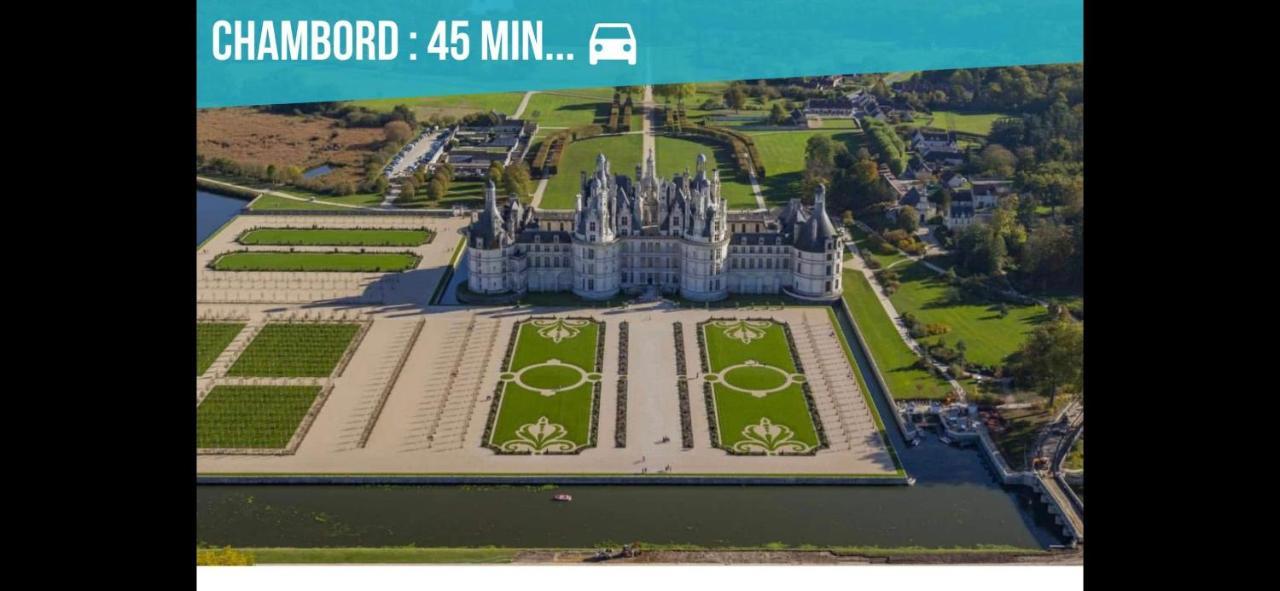 Gite Zooval 9 Personnes, Piscine, A 5 Min Du Zoo De Beauval 谢尔河畔努瓦耶 外观 照片